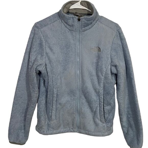 The North Face Baby Blue Osito Full Zip Fleece Jacket - Picture 1 of 6